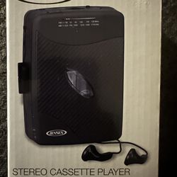 Cassette Tape Player W/ Headphones