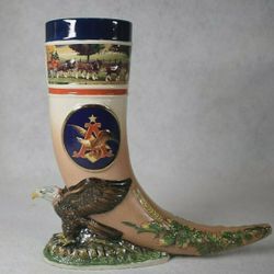 Anheuser-Busch Collection: Traditional Ceramic Horn boxed never used 2005 COA
