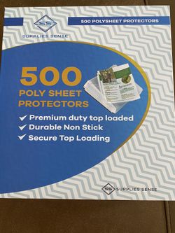 3 Hole Design Sheet Protectors