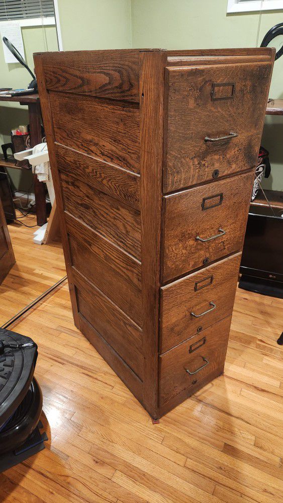 Antique File Cabinet 