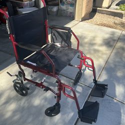 Medical Wheelchair For Adult Madeline. With A Poche To Put Stuff In