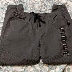 Men Slim Jogger Size Large