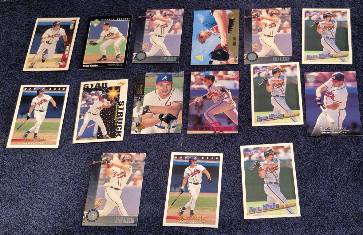 15 Ryan Klesko Cards