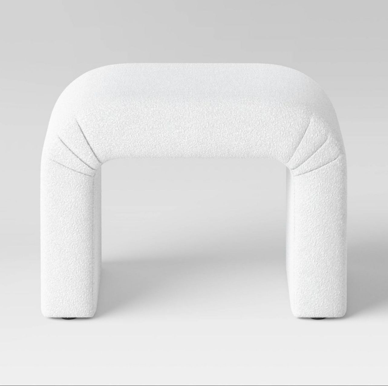 Cicely Waterfall Ottoman Cream Boucle - Threshold™