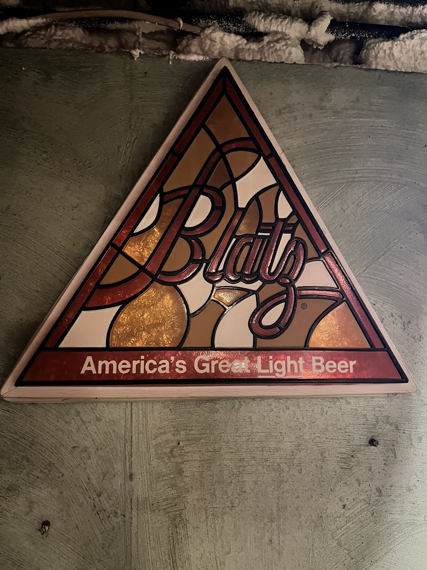 Blatz Beer Sign