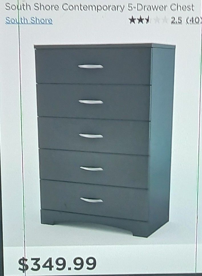 Brand New In Box South Shore Dressere