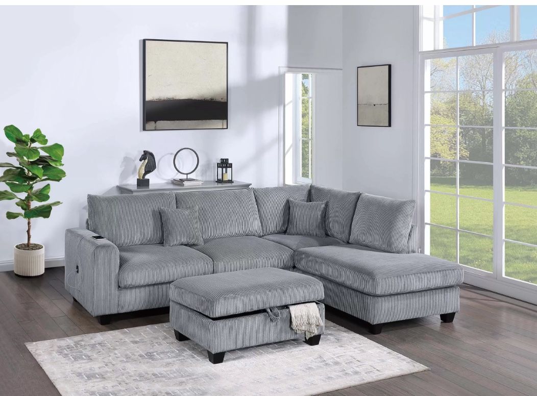 Sectional W/ottoman