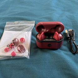 Skullcandy Indy Evo True Wireless In-Ear Earbud - Deep Red