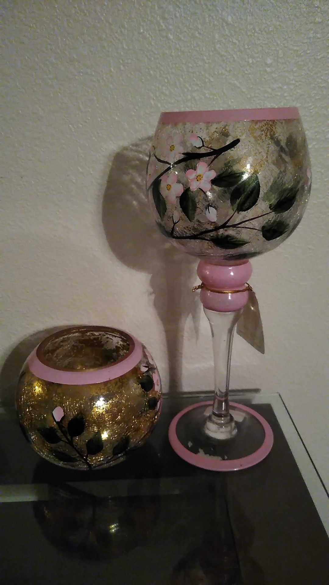 Glass decor set