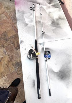 Penn Long Beach 66 Paired with a Brand New 30# - 50# Spin/Cast Rod