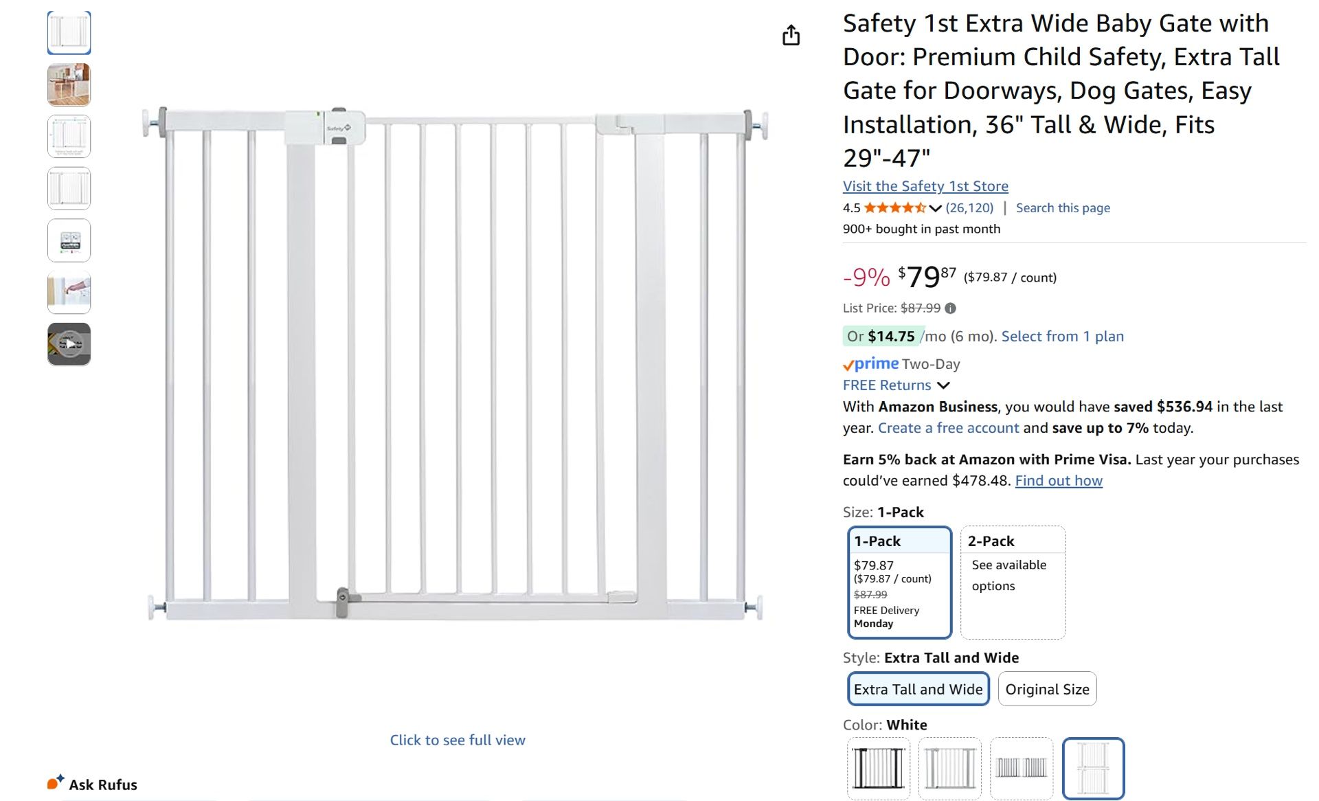 Safety 1st Baby Gates (Two) - Free