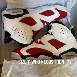 Jordan Retro 6 Carmine Sz 11 260 Obo