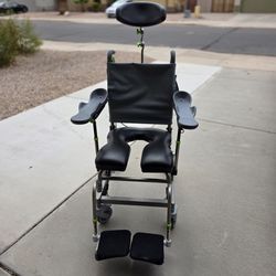 Adjustable  Rolling Shower Chair