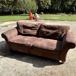 Brown Couch. 