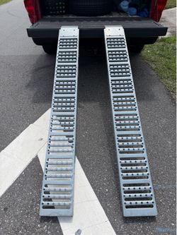Haul-Master galvanized steel loading ramps