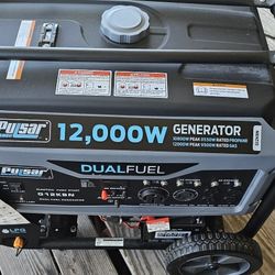 Generator 12,000 Watt/ Gas And Propane