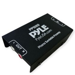 Mini Phono Turntable Preamp - Low Noise, RCA Input/Output, Metal Housing