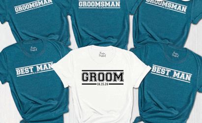 Groom Bridle Party apparel