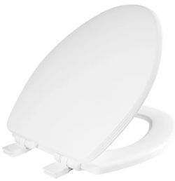 1600E4 000 Ashland Toilet Seat with Slow Close Never Loosens and Provide the ...