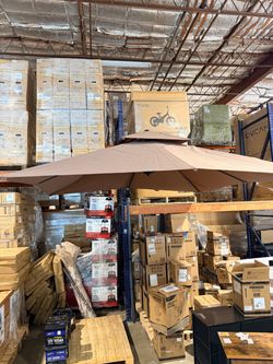 9FT Outdoor Hanging Offset Cantilever Umbrella