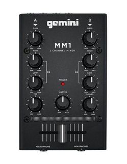 Gemini Sound MM1, 2-Channel Pocket-Sized DJ Mixer