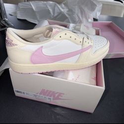 Nike Air Jordan 1 Low OG Travis Scott Muslin Shy Pink 13