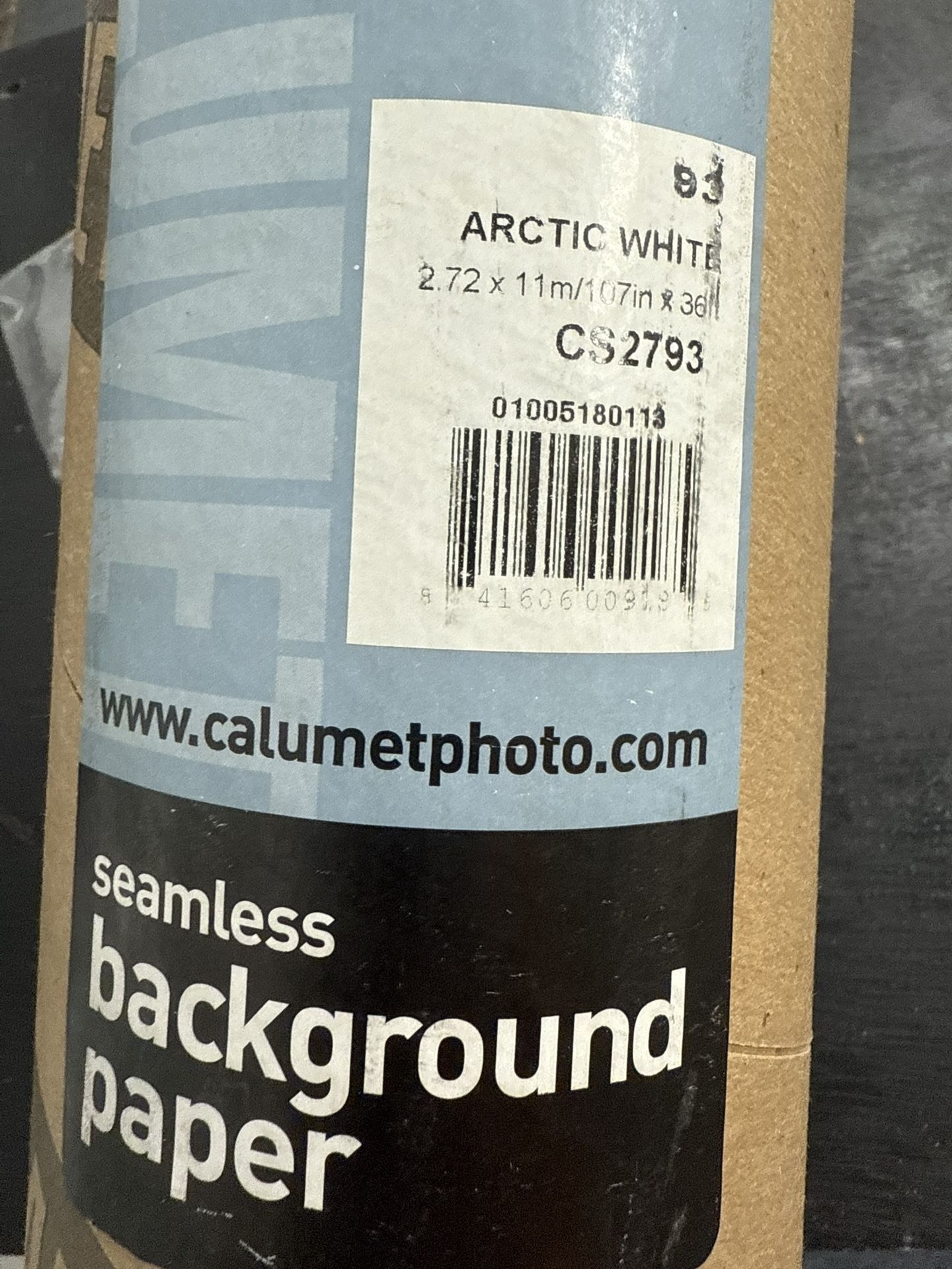 New Calumet Photo Background! Arctic White Matte, Seamless! 