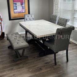 Brand New Dining Table Set 6 Pieces 