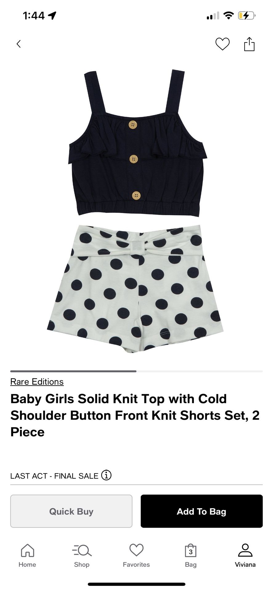 !!!BRAND NEW!!! CUTE POLKA DOT OUTFIT FOR GIRL 3-6 MONTHS