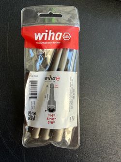 Wiha 1/4” 5/16” 3/8”    Nut Drivers