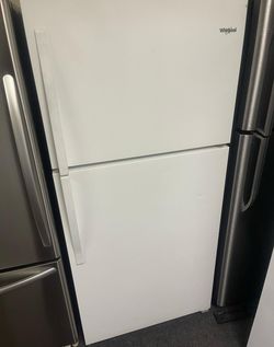 Whirlpool Top Mount White Refrigerator Fridge
