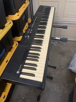 Electric Piano with stand and bench seat