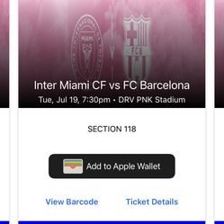 Inter Miami Vs FC Barcelona