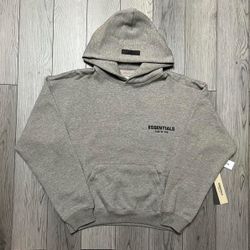 🔥 ESSENTIALS FEAR OF GOD DARK OATMEAL HOODIE – SIZE XS (NEW)