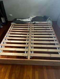 Ikea Queen mattress  and Base