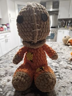 Hand Crocheted Sam Plushie 25$