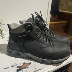 Reebok Men Toe Boots Work Black Waterproof Size 12