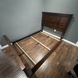 Twin Bed frame and 2 matching nightstands