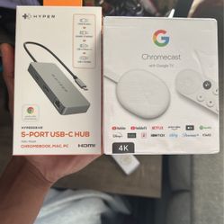 5 Port USB And Chromecast 