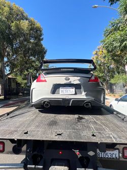 Nissan 370Z Coupe with Aftermarket Spoiler