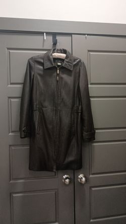 Eddie Bauer Sm Brown leather jacket