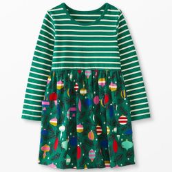 Hanna andersson Holiday Christmas Mixie Dress 4t