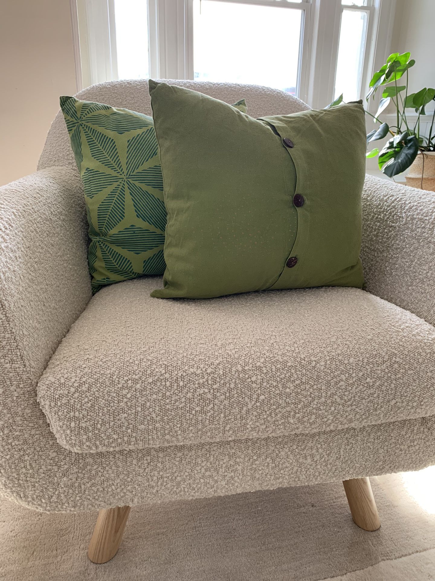 18”x18” West Elm Pillow With Insert Included