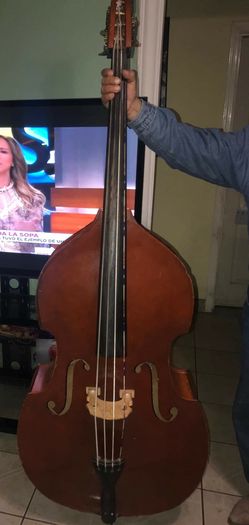 Vendo tololoche con su estuche en perfecto estado $15mil pesos lo tengo en san luis mex