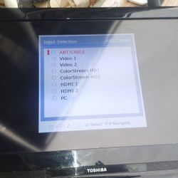 32" Toshiba Hd TV No Remote