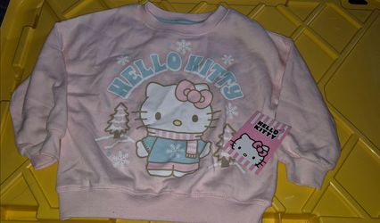 New 3t hello kitty sŵeat shirt
