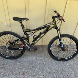 2007 Specialized S-Works Stumpjumper FSR Carbon Mountain Bike