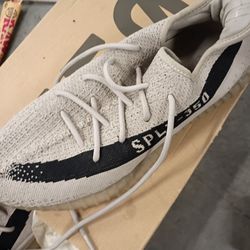 Yeezy 350 V2 Grey And Black Size 12.5(Fits Like Size 12) 