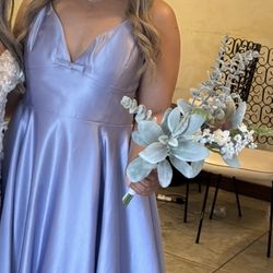 Prom / Bridesmaid Dress ( Color Periwinkle)