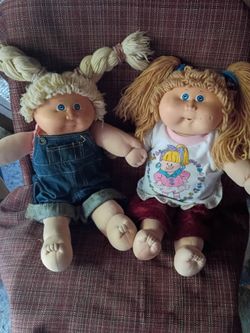 2 cabagepatch dolls one price